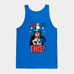 Uncle Sam, You Want THIS!  America Tank Top